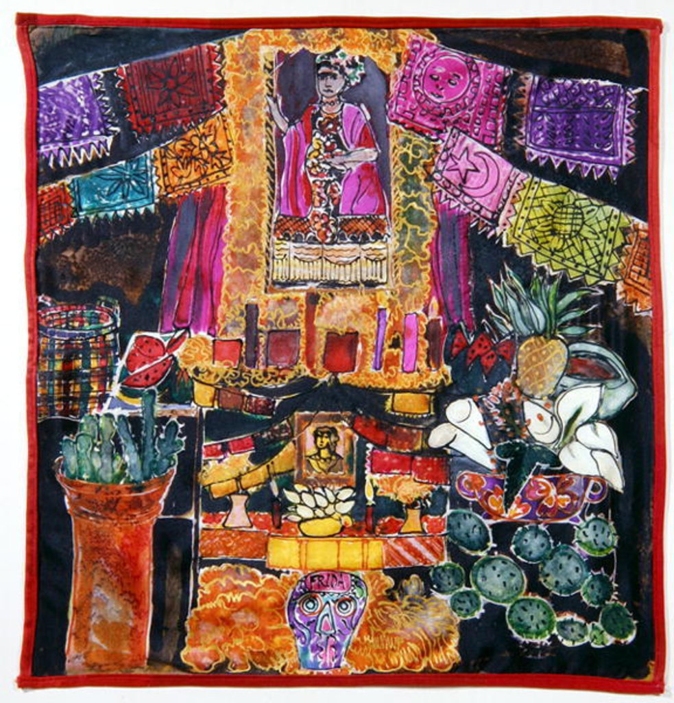 Detail of Frida Kahlo Shrine, 2005 by Hilary Simon