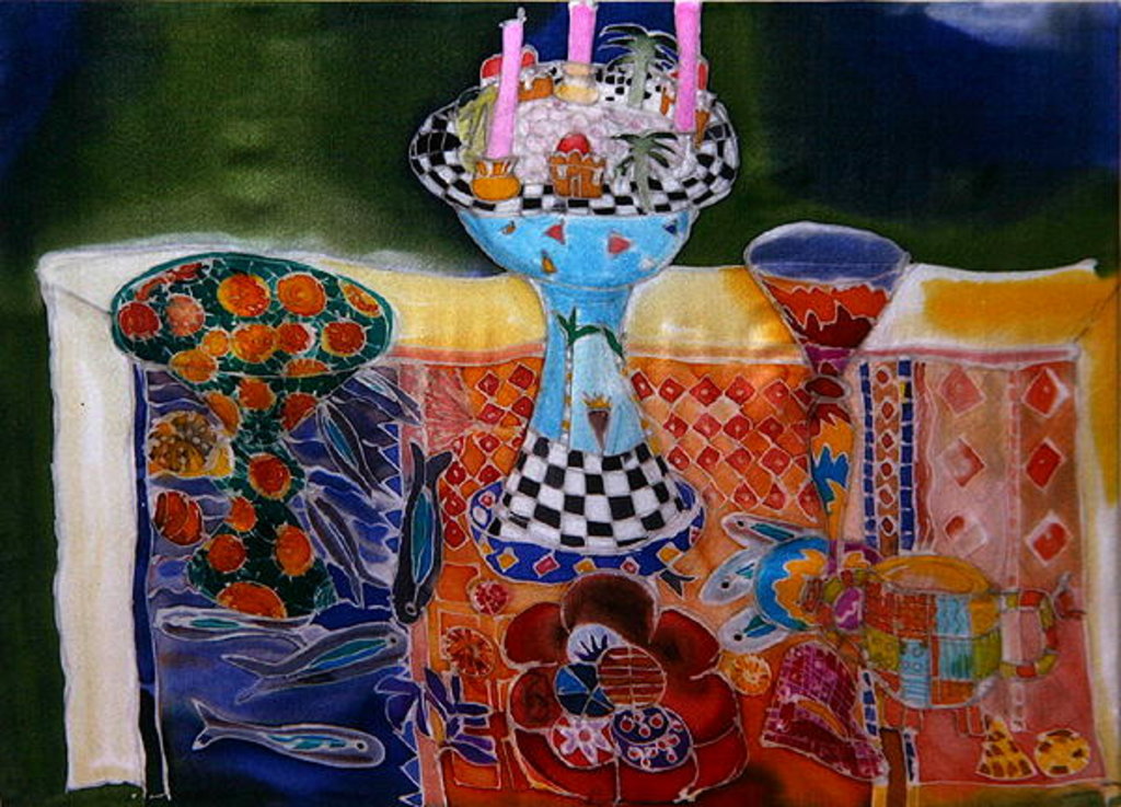 Detail of Fish Table, 2006 by Hilary Simon