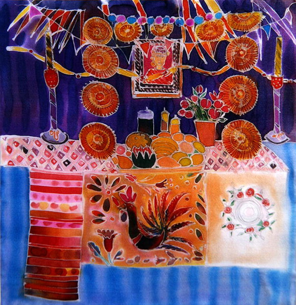 Detail of Mexican Shrine with Frida Kahlo, 2006 by Hilary Simon
