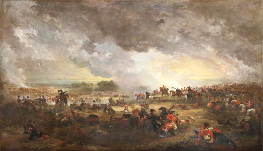 Detail of The Battle of Waterloo by George Jones
