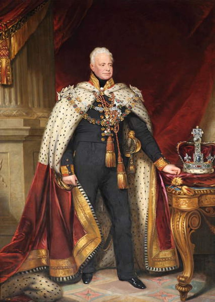 Detail of King William IV by William Beechey