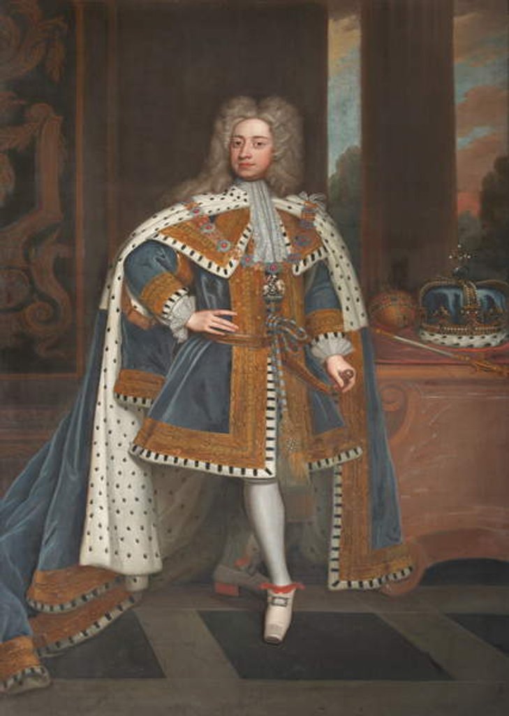 Detail of King George II by Enoch Seeman