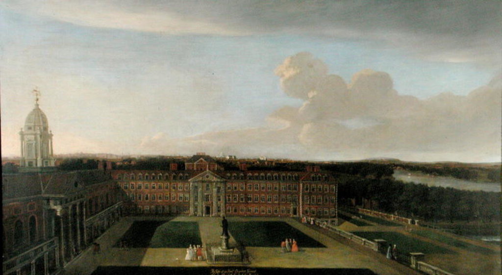 Detail of The Royal Hospital, Chelsea, 1717 by Dirk Maes