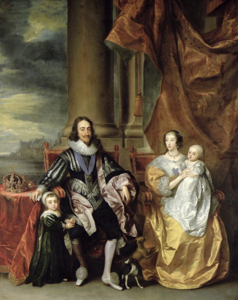 Detail of King Charles I and his Family by Anthony van Dyck