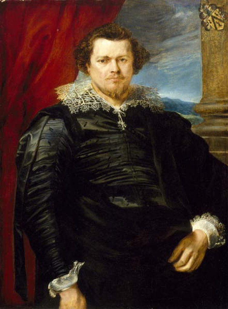 Detail of Jaspar de Charles van Nieuwenhoven, 1620 by Anthony van Dyck