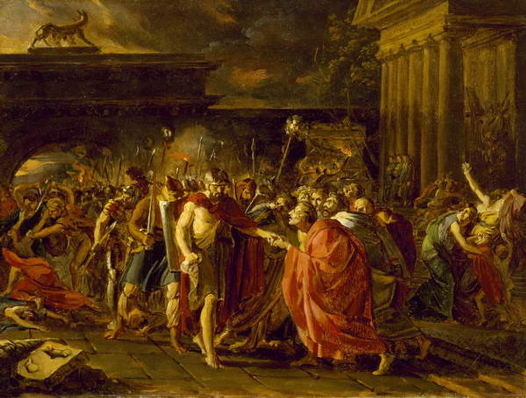 Detail of Marius Returning to Rome, 1789 by Francois Pascal Simon Baron Gerard