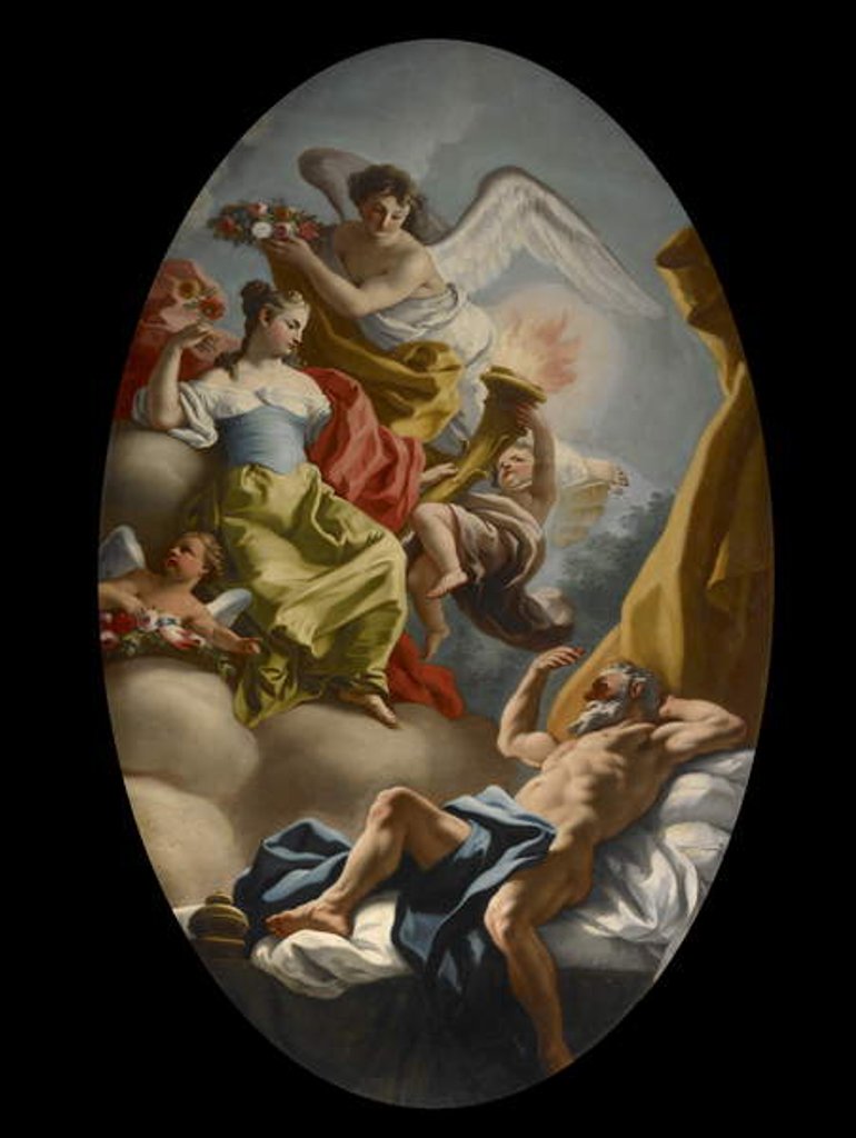 Detail of Allegory of Wisdom and Truth, c.1750 by Francesco de Mura