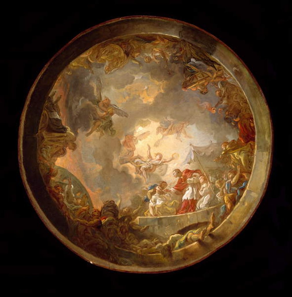 Detail of Saint Carlo Borromeo Attending to the Plague Victims, 1778 by Jean-Simon Berthelemy