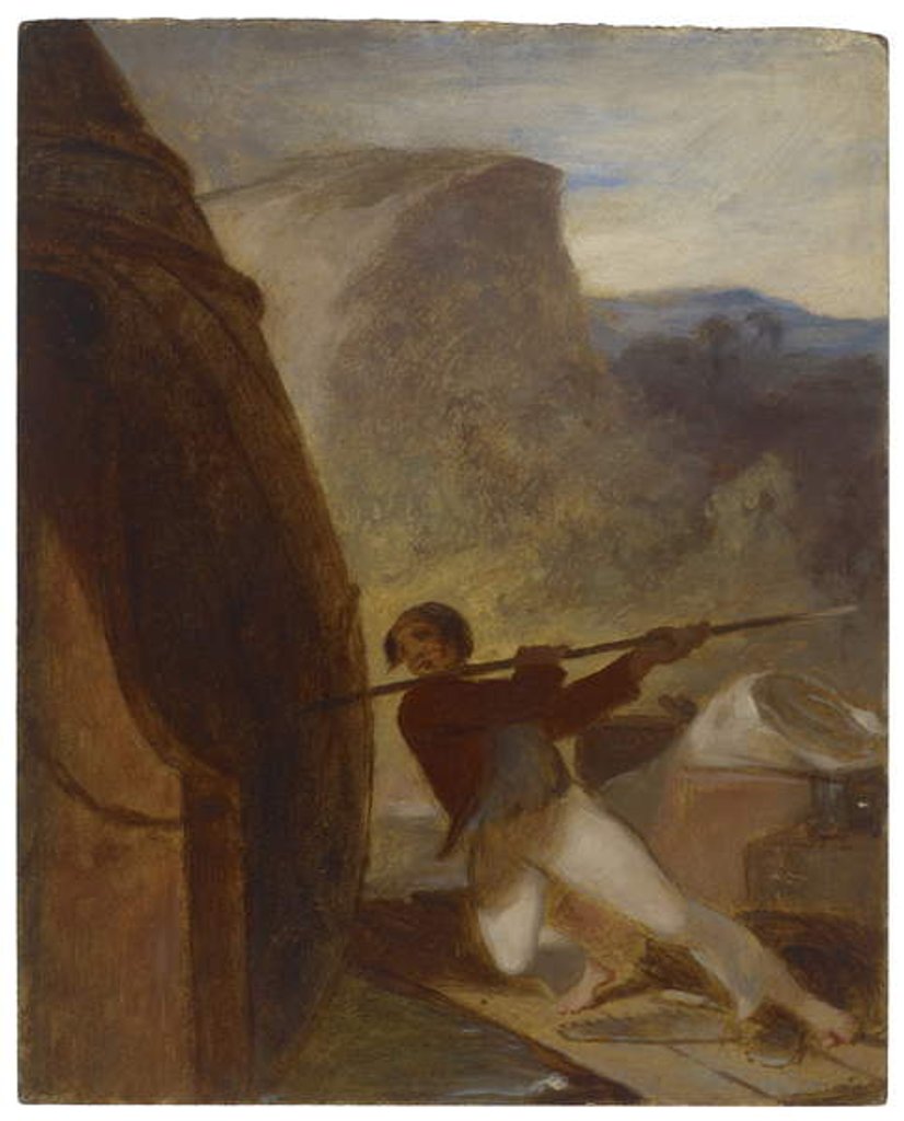 Detail of Visit to the Wreck, c.1856 by Thomas Sully