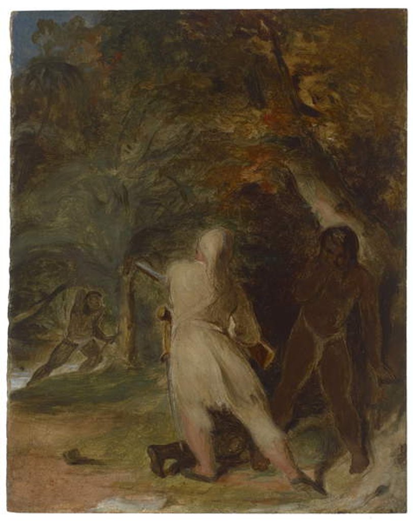 Detail of Saving the Life of Friday, c.1856 by Thomas Sully