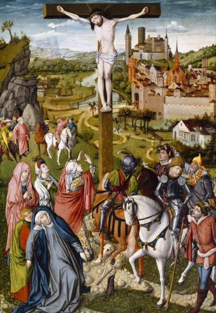 Detail of The Crucifixion, c.1465-70 by Master of Georg Muehlich's Meisterlin Chronicle