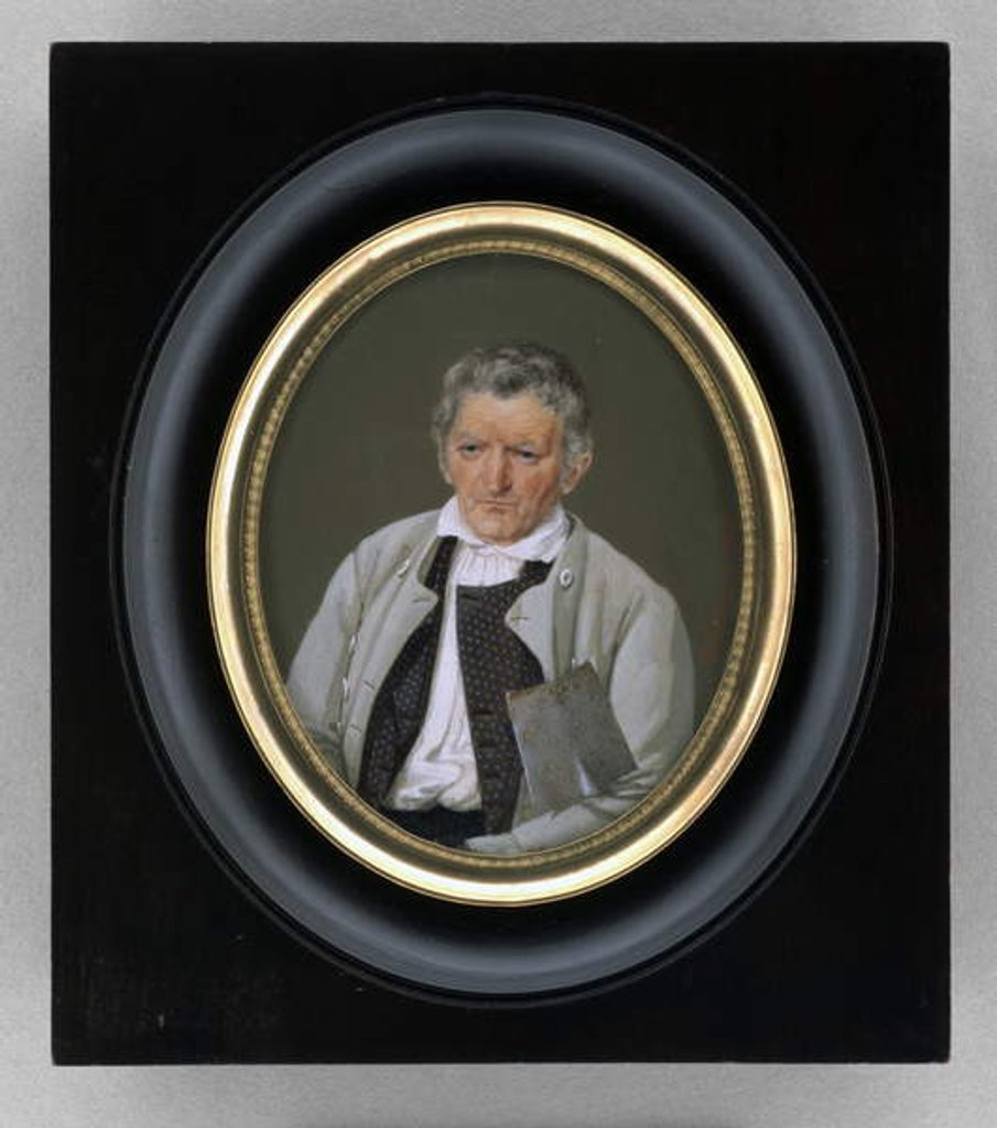 Detail of Portrait of a Man, 1845 by Grandbarbe Grandbarbe