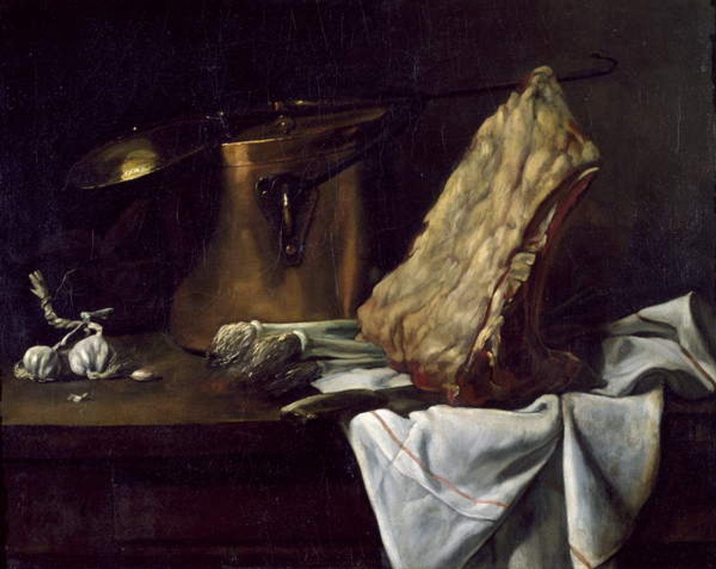 Detail of Still Life, 1858 by Francois Bonvin