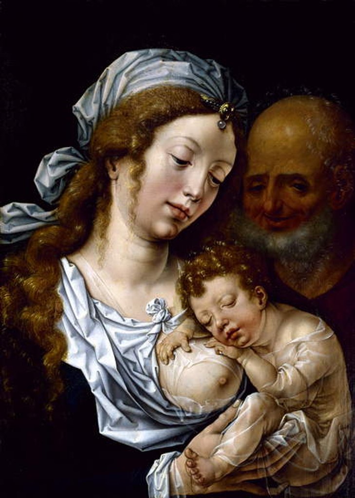 Detail of The Holy Family, early 16th century by Jan (c.1472-c.1533) Gossaert