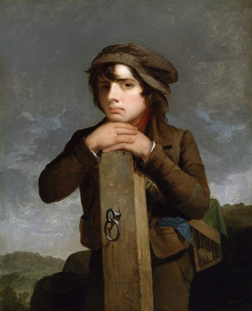 Detail of The Young Itinerant, 1846 by James Henry Beard