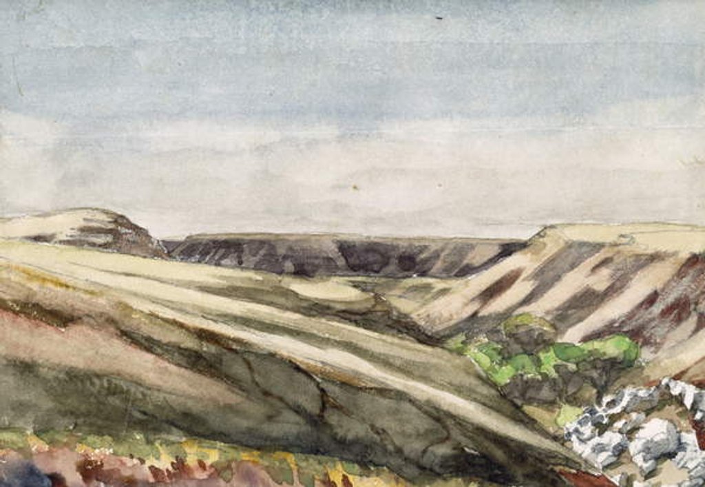 Detail of Arizona Mesas, 1869-71 by Vincent Colyer