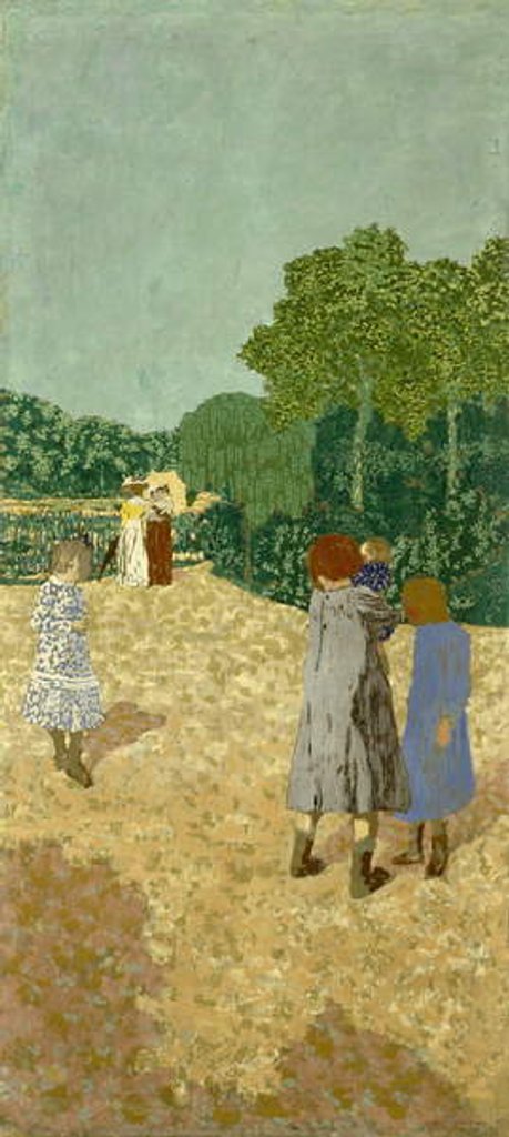 Detail of The Promenade, 1894 by Edouard Vuillard
