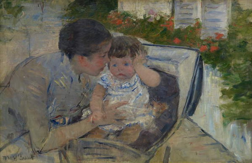 Detail of Susan Comforting the Baby, c.1881 by Mary Stevenson Cassatt