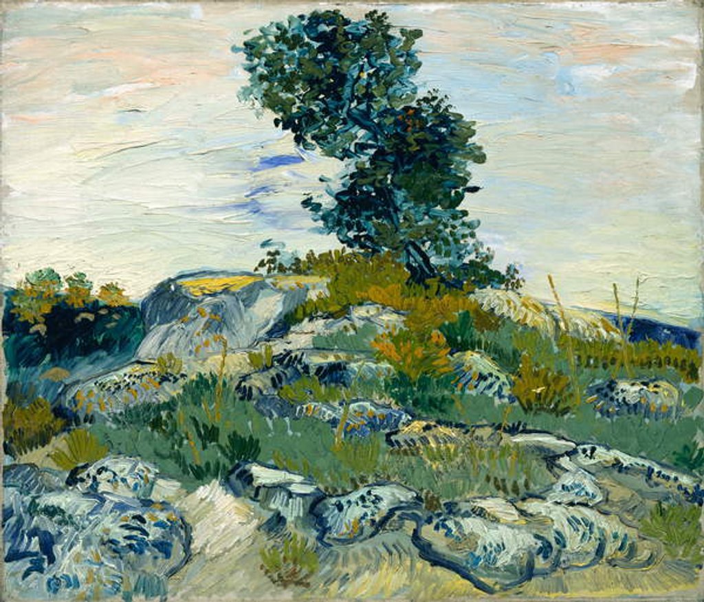Detail of The Rocks, 1888 by Vincent van Gogh