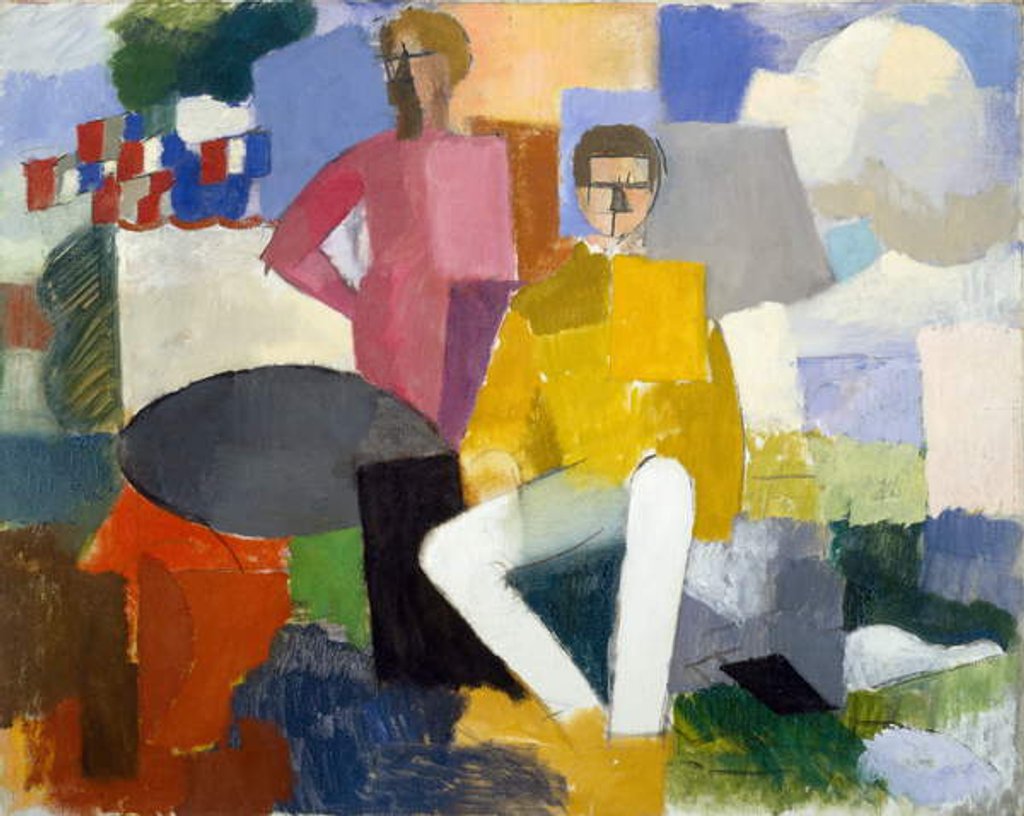 Detail of The Fourteenth of July, 1914 by Roger de La Fresnaye