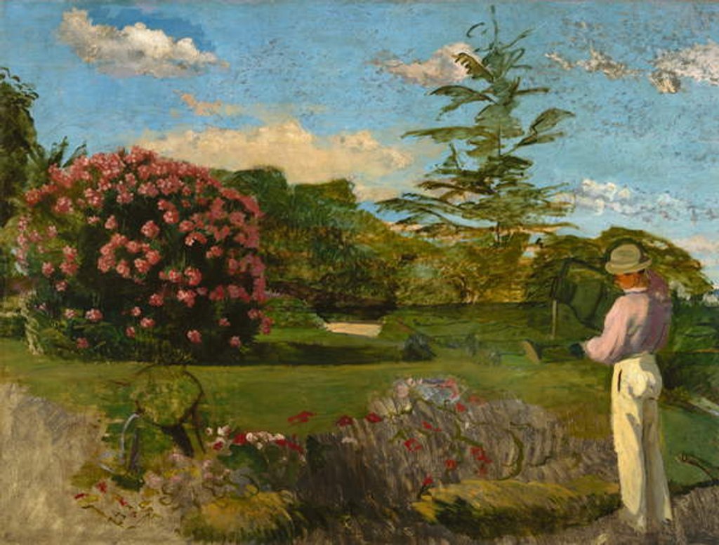Detail of The Little Gardener, c.1866-67 by Jean Frederic Bazille
