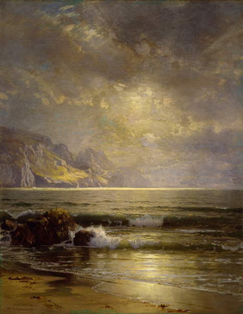 Detail of Seascape, 1897 by William Trost Richards
