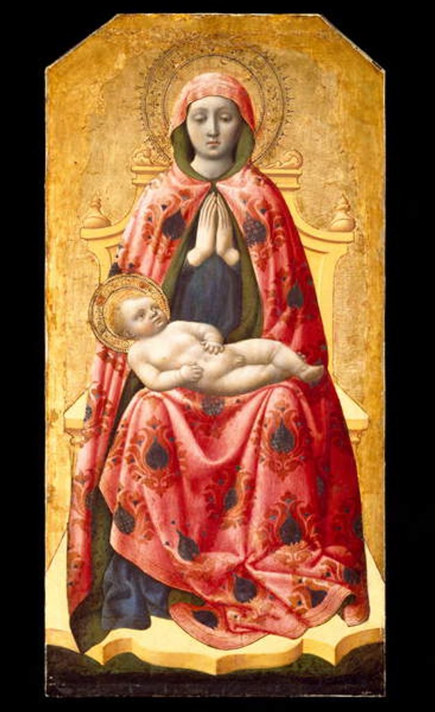 Detail of Madonna and Child, 1440s by Antonio Vivarini
