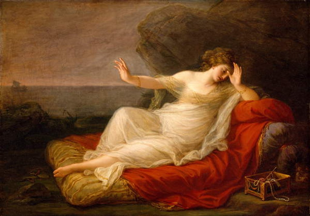 Detail of Ariadne Abandoned by Theseus, 1774 by Angelica Kauffman