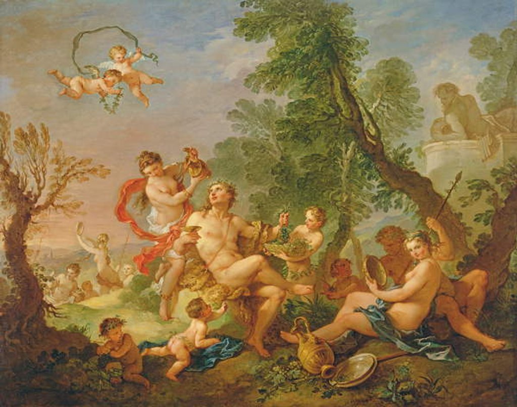 Detail of Bacchanal, c.1747 by Charles Joseph Natoire