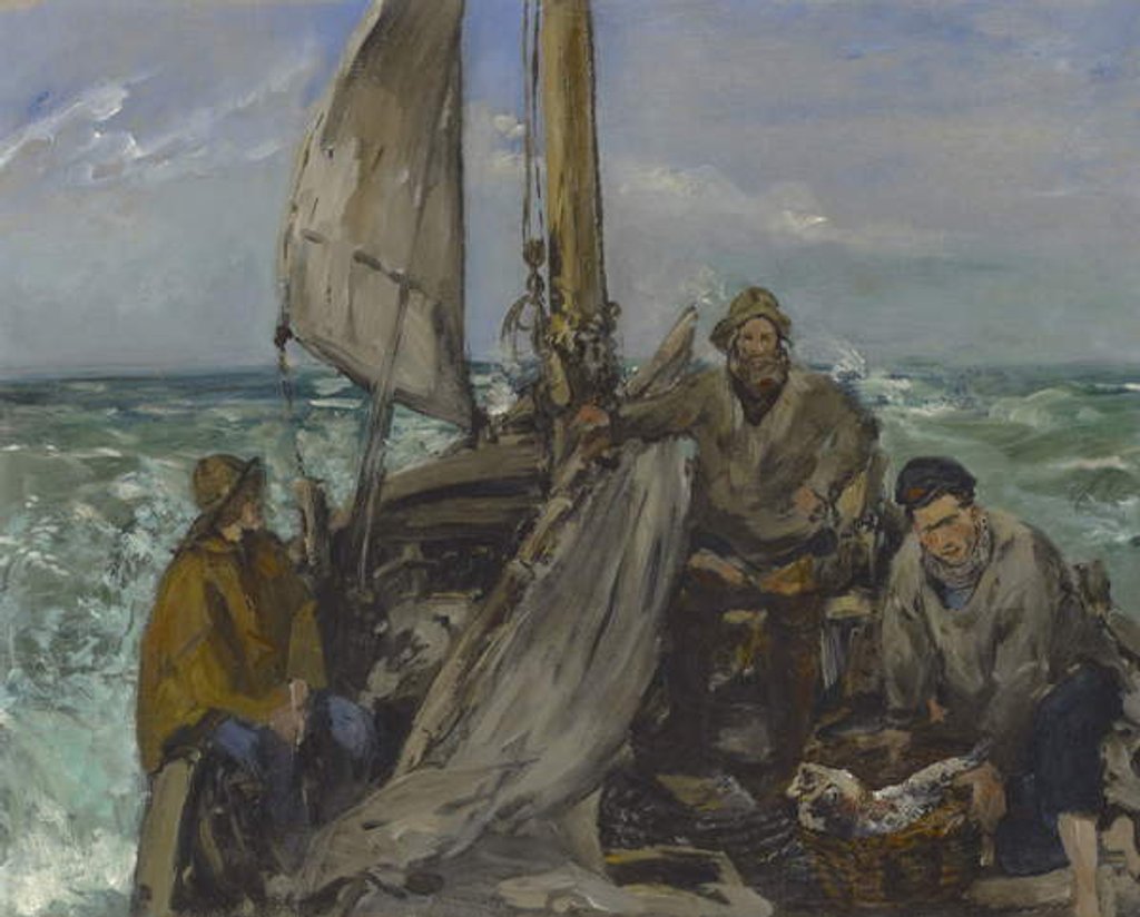 Detail of The Toilers of the Sea, 1873 by Edouard Manet