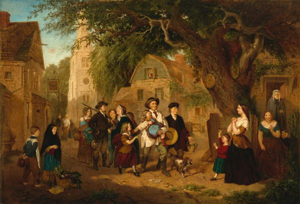 Detail of The Lost Child Returned, 1857 by Albert Fitch Bellows