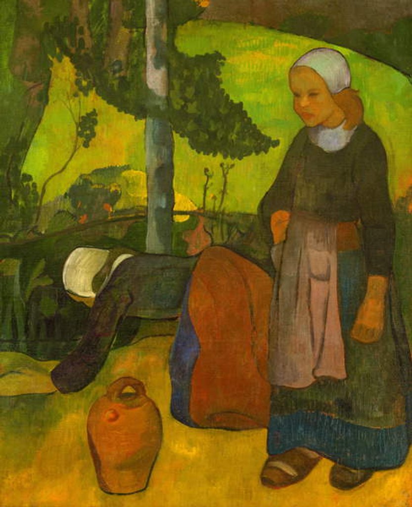 Detail of Washerwomen, c.1891-92 by Paul Serusier