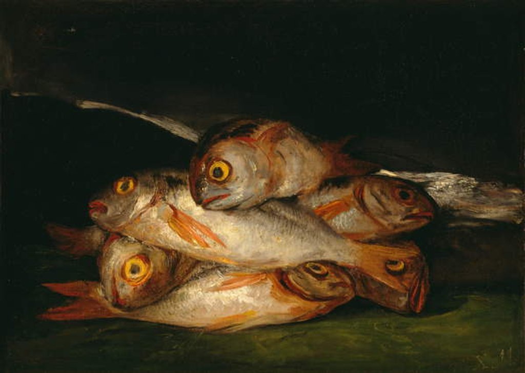 Detail of Still Life with Golden Bream, 1808-12 by Francisco Jose de Goya y Lucientes
