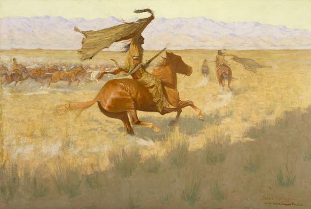 Detail of Change of Ownership 1903 by Frederic Remington
