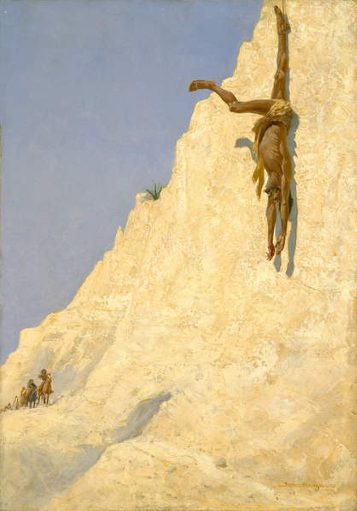 Detail of The Transgressor 1891 by Frederic Remington