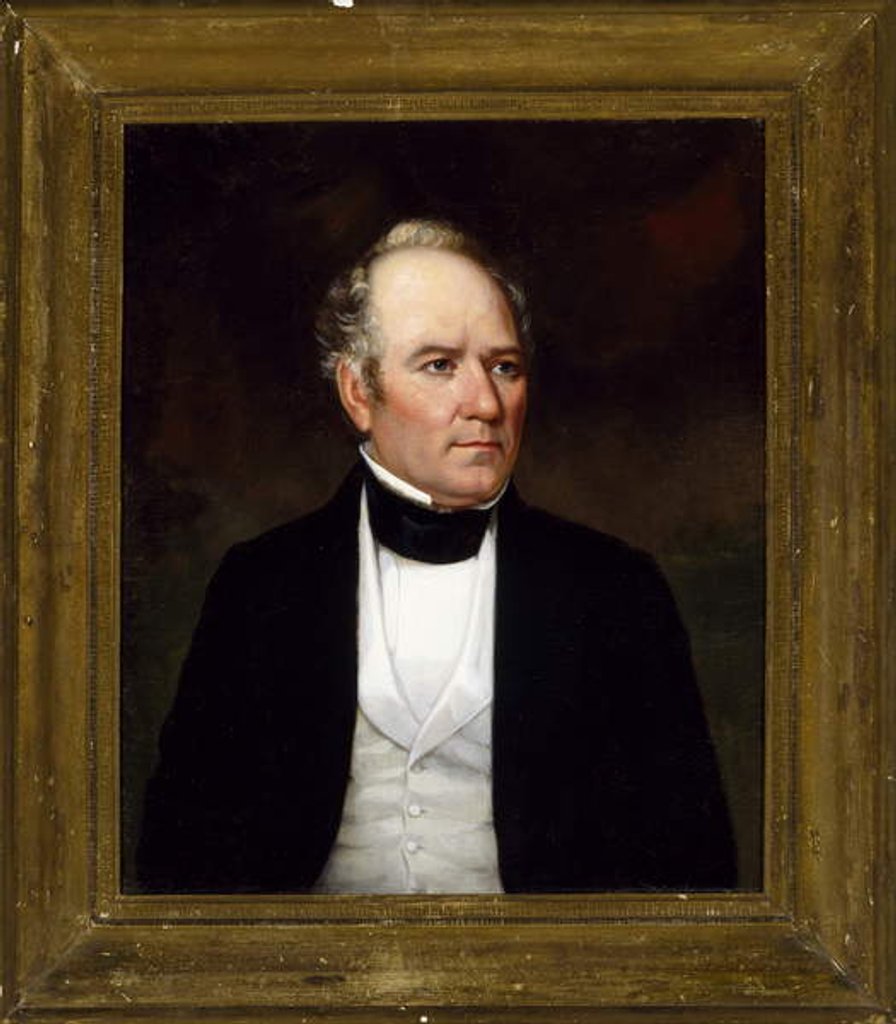 Detail of Sam Houston, c. 1851 by Thomas Flintoff