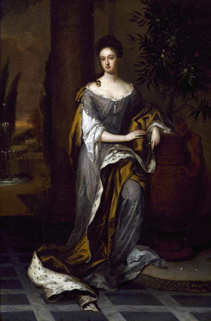 Detail of Portrait of a Lady, no date by Godfrey Kneller