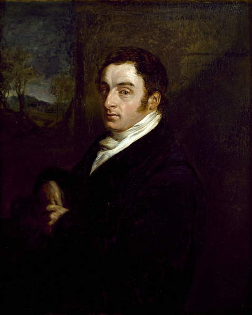 Detail of John Gage, 1817 by John Linnell