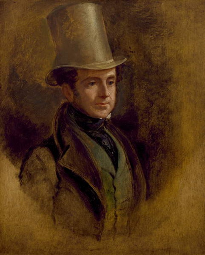 Detail of Henry Winston Barron, M.P., no date by George Hayter