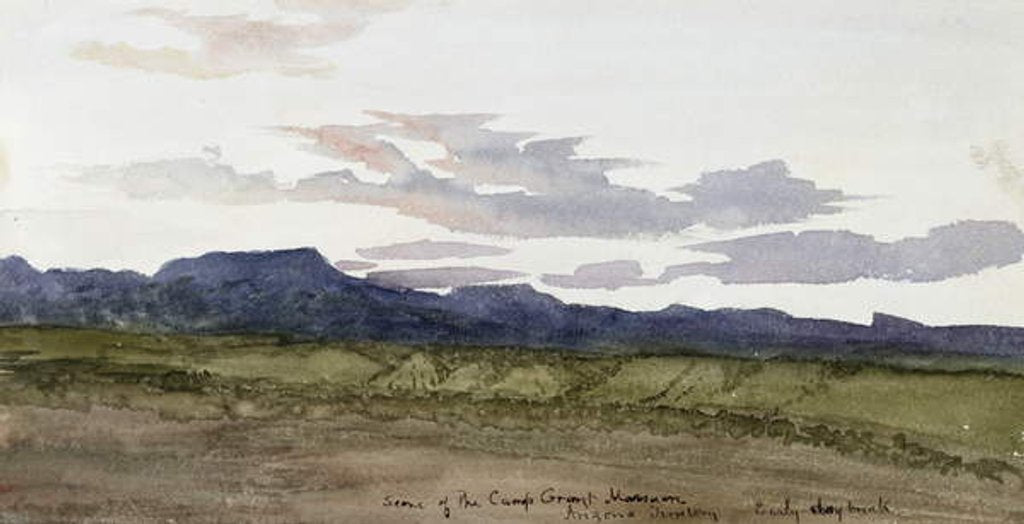 Detail of Scene of the Camp Grant Massacre, Arizona, 1869-1871 by Vincent Colyer