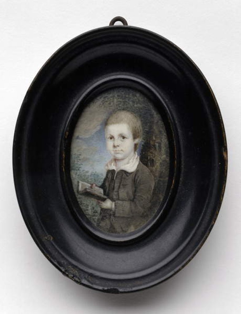 Detail of Portrait of a Young Boy, c. 1768 by Charles Willson Peale