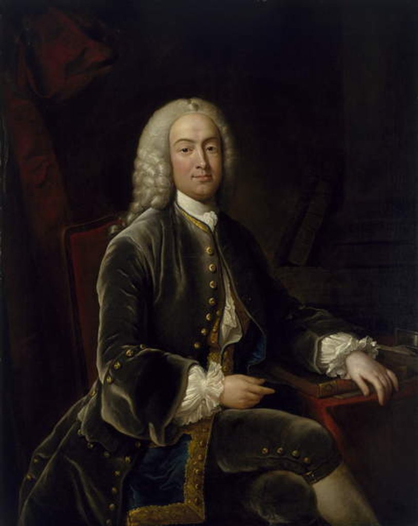 Detail of William Murray, 1st Earl of Mansfield by Jean-Baptiste van Loo