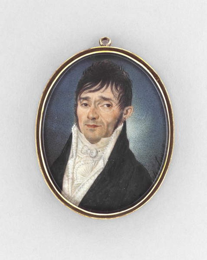 Detail of Portrait of a Man, c.1810 by Italian School