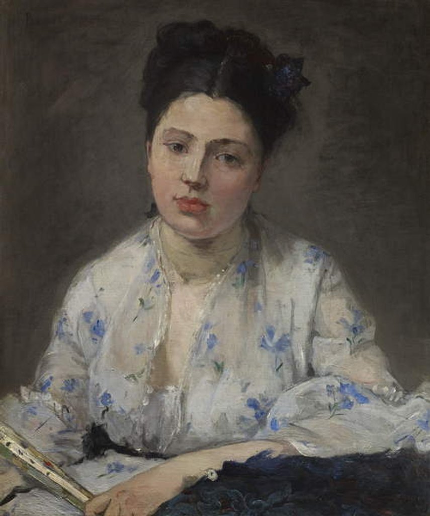 Detail of Young Woman 1871 by Berthe Morisot