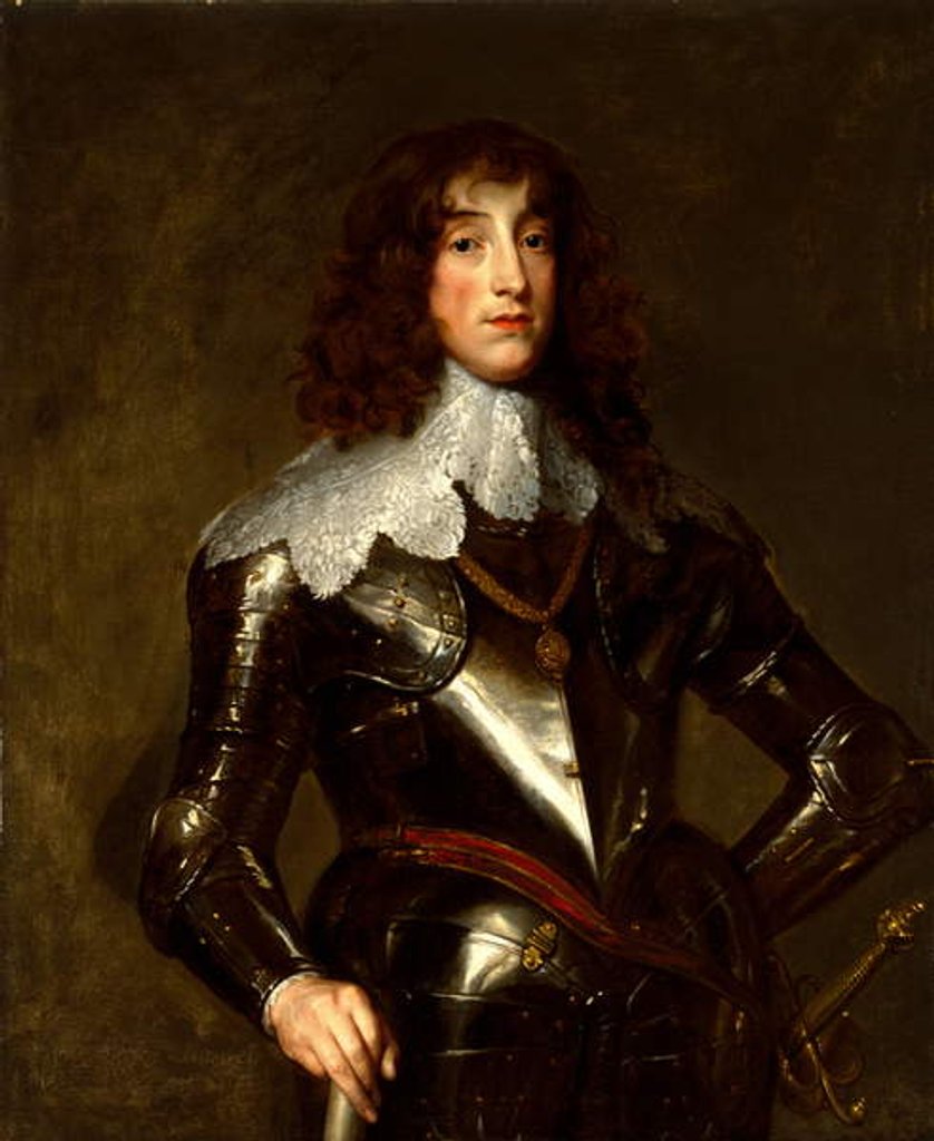Detail of Charles Louis, Elector Palatine, 1637 by Anthony van Dyck
