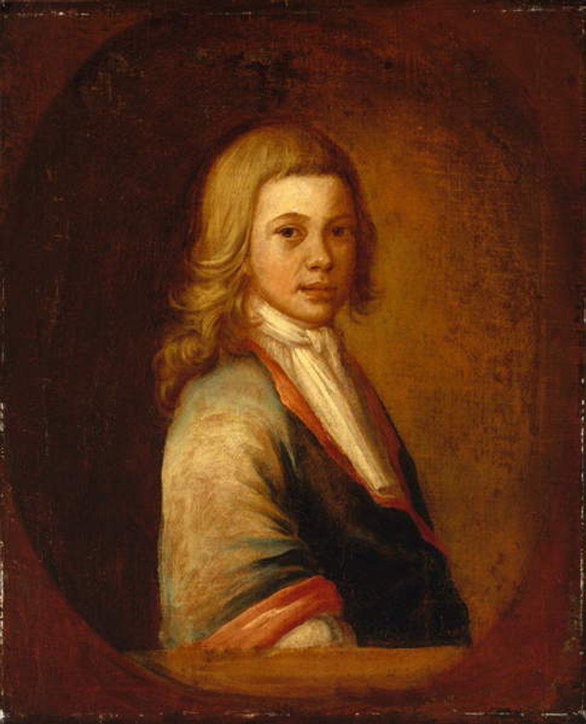 Detail of Portrait of a Boy, c.1711-1716 by Pierpont Limner