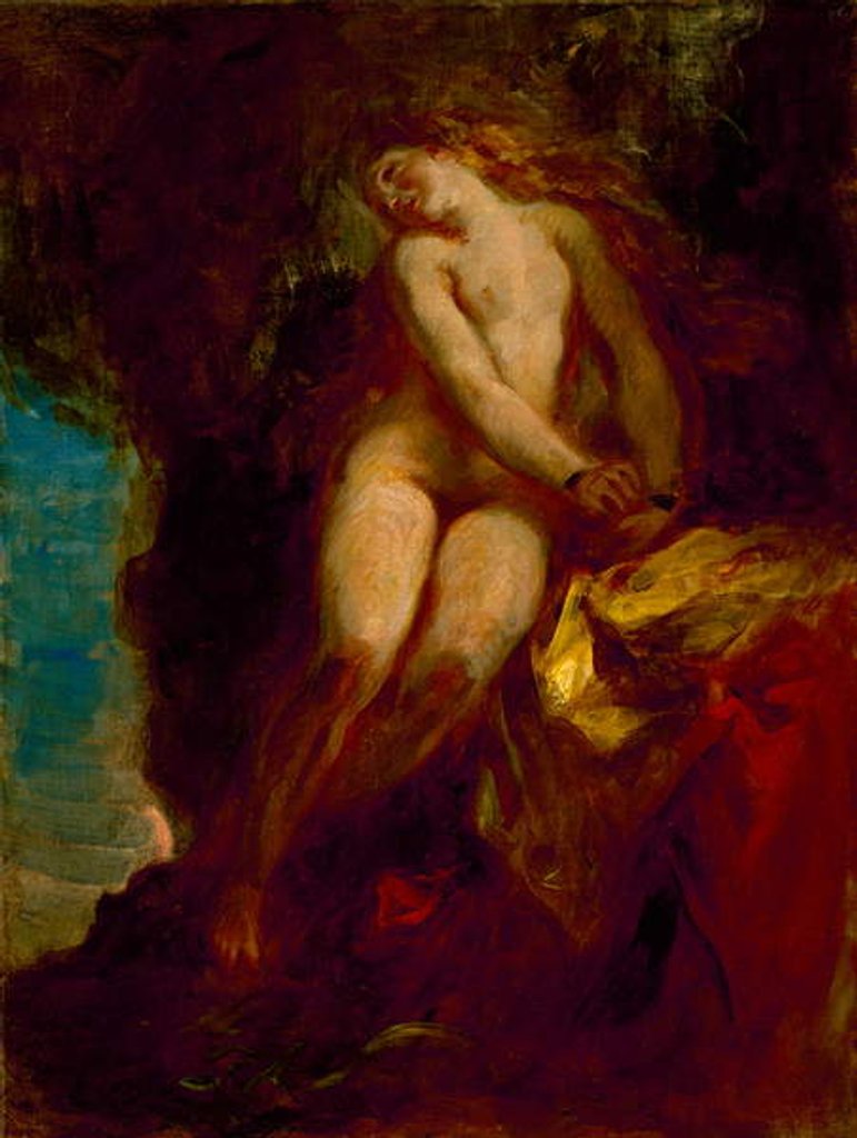 Detail of Andromeda, 1852 by Ferdinand Victor Eugene Delacroix