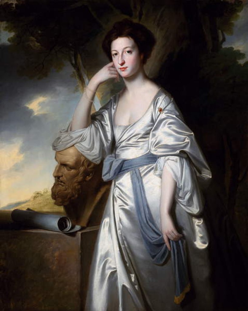 Detail of Elizabeth, Lady Blunt, c.1764 by George Romney