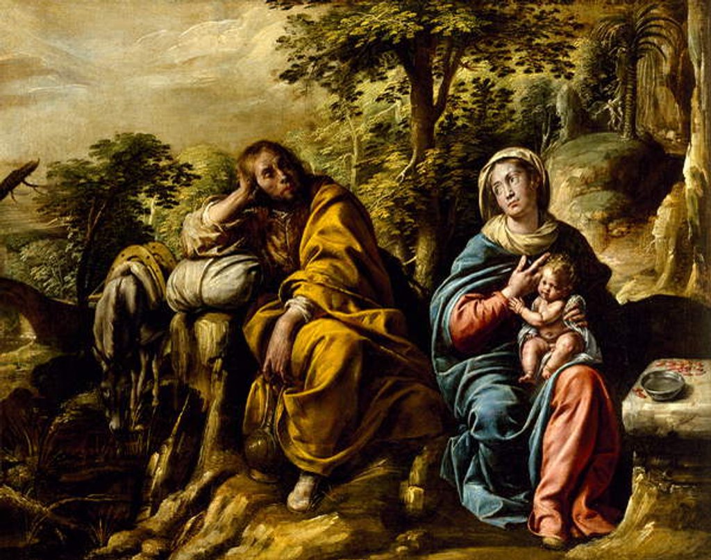 Detail of The Rest on the Flight into Egypt, c.1625-30 by Tanzio da Varallo