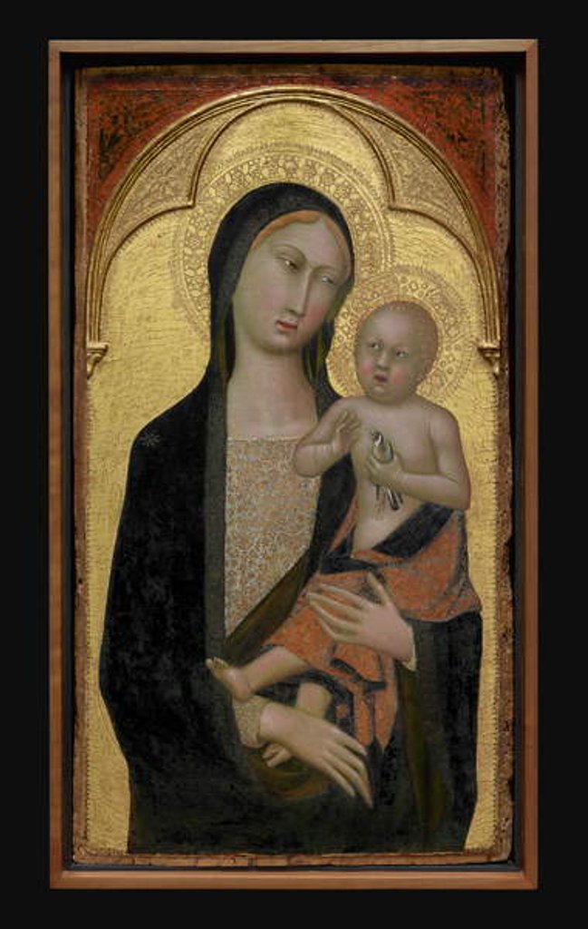 Detail of Virgin and Child, c.1340-50 by Master of the Straus Madonna